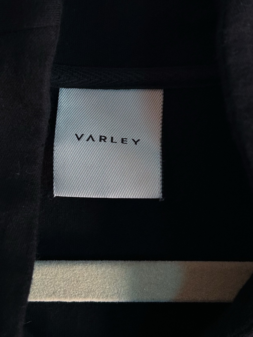 Varley Davidson Sweatshirt 1/4 Zip Cropped Black Small - Picture 4 of 6